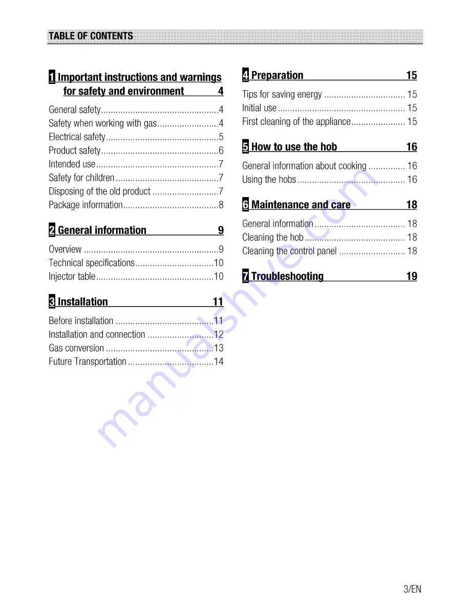 Beko HDCG 32221 F User Manual Download Page 3