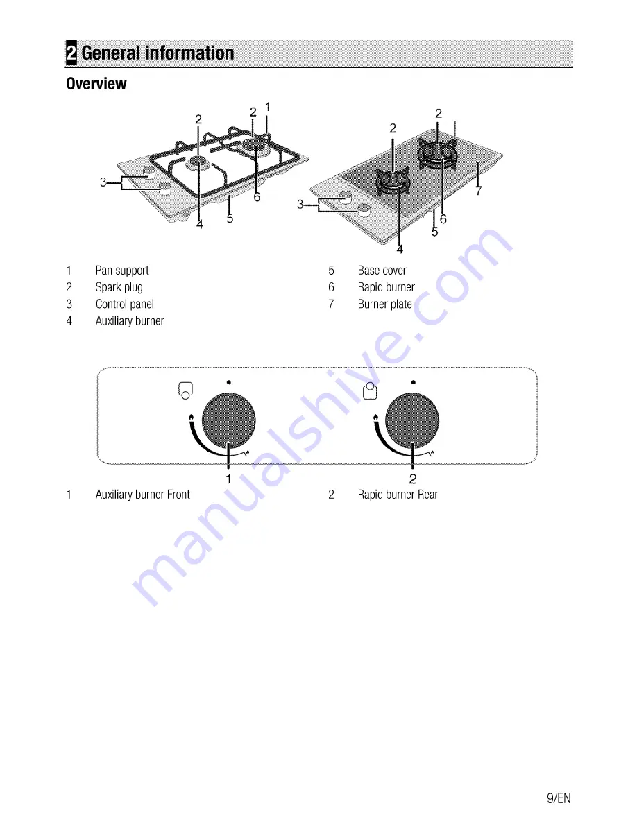 Beko HDCG 32221 F User Manual Download Page 9