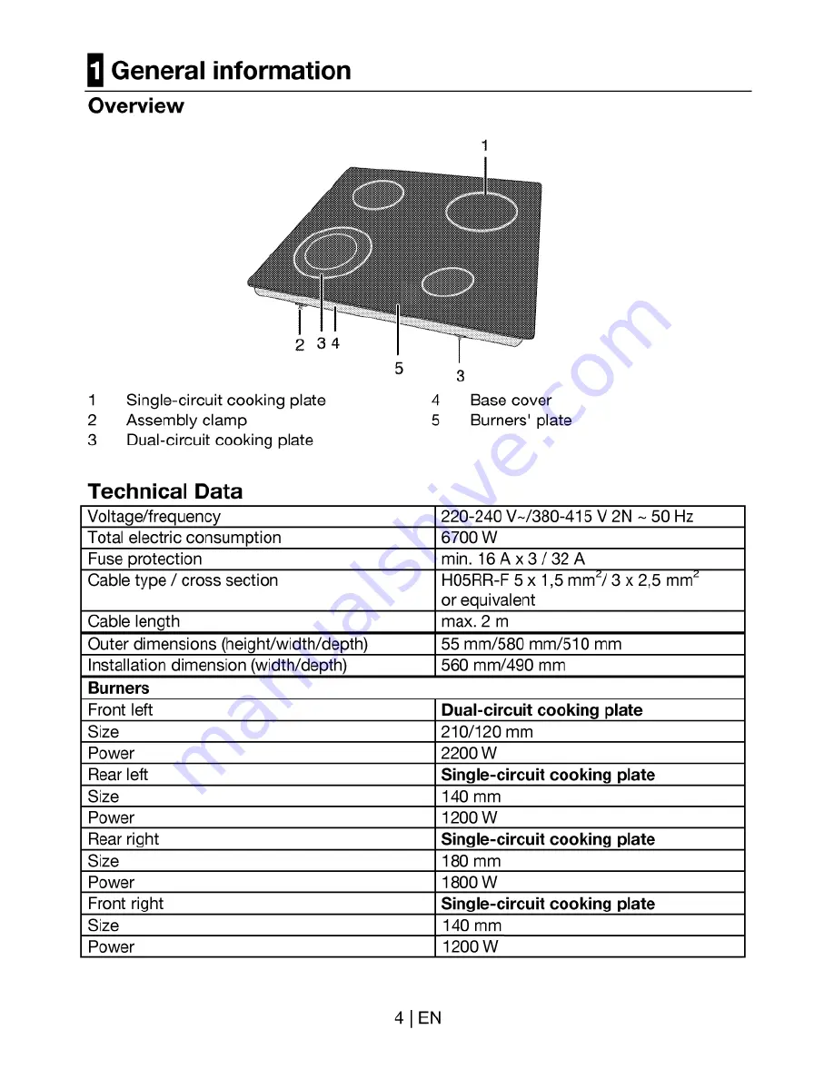 Beko HIC 74400 User Manual Download Page 4