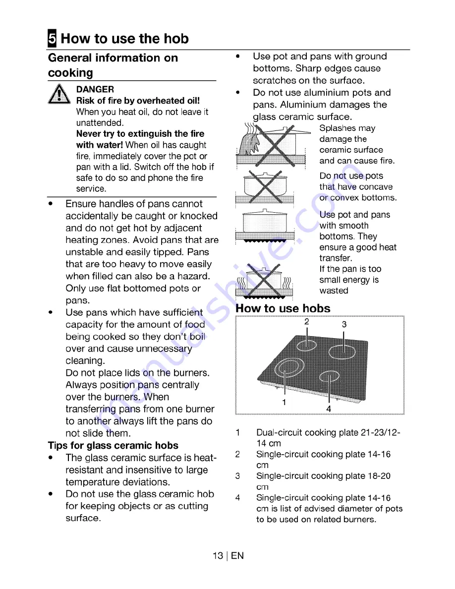 Beko HIC 74400 User Manual Download Page 13