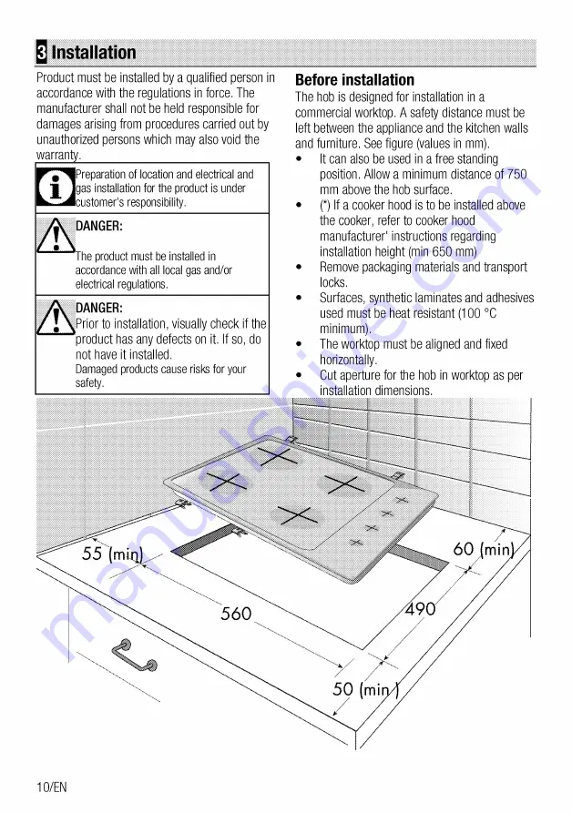 Beko HIGZ 64120 SB User Manual Download Page 10