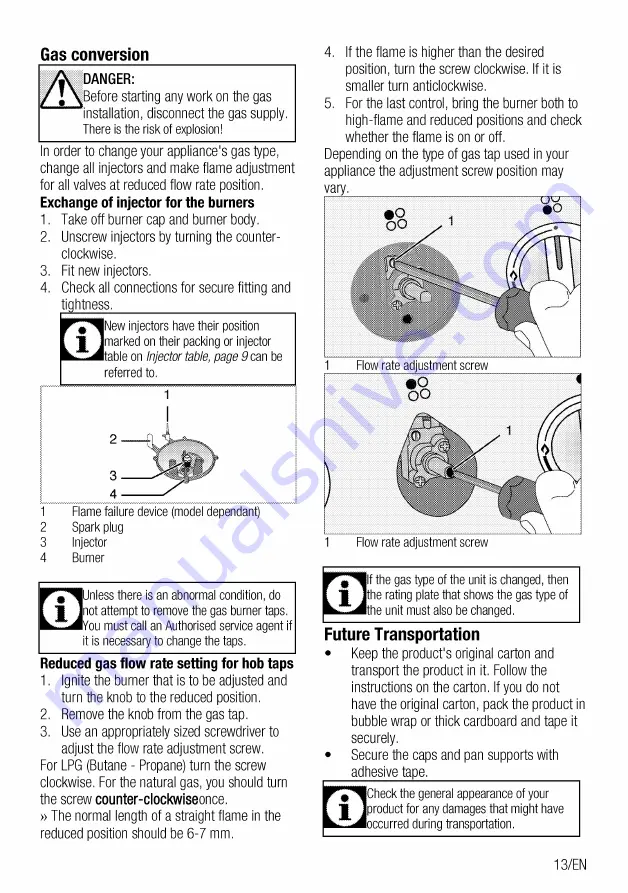 Beko HIGZ 64120 SB User Manual Download Page 13