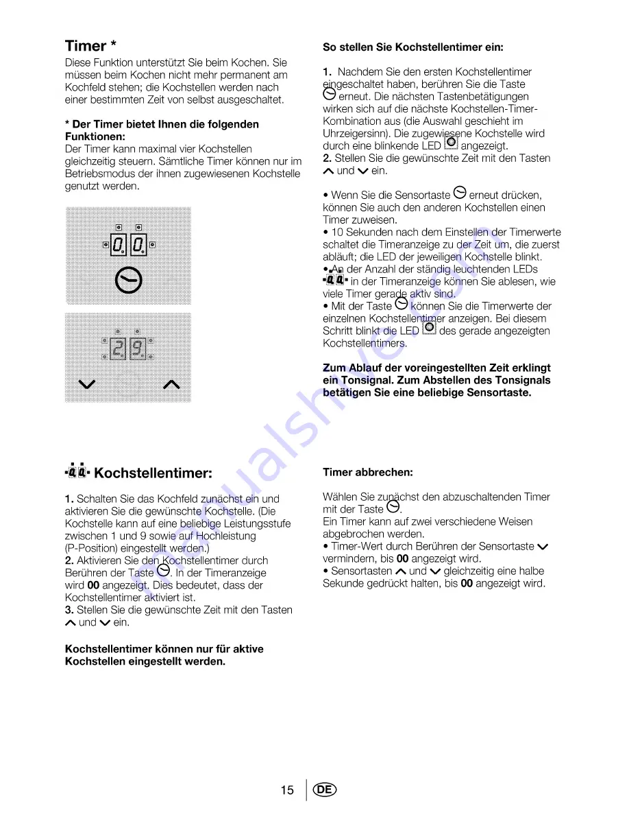 Beko HII 64400 T User Manual Download Page 40