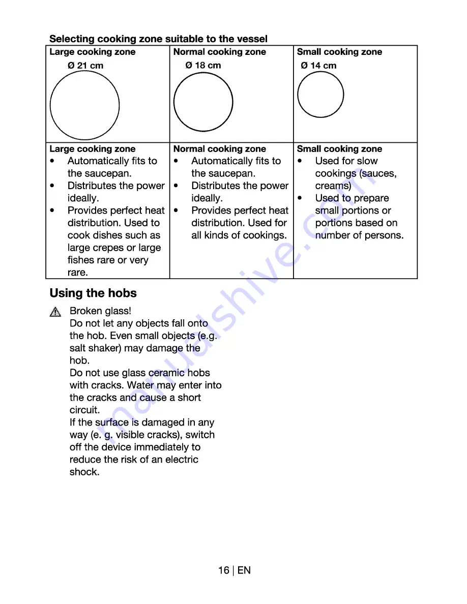 Beko HII 64400AT User Manual Download Page 16