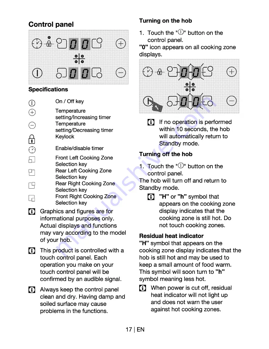 Beko HII 64400AT User Manual Download Page 17