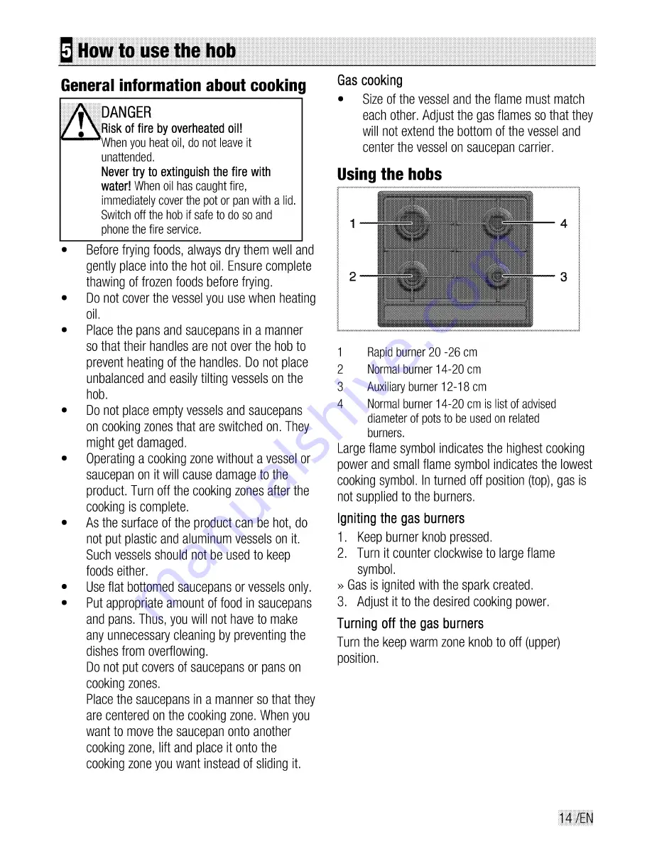 Beko HIMG 64223 S User Manual Download Page 15