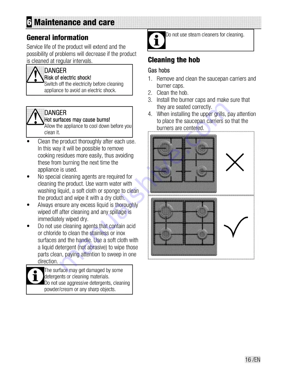 Beko HIMG 64223 S User Manual Download Page 17