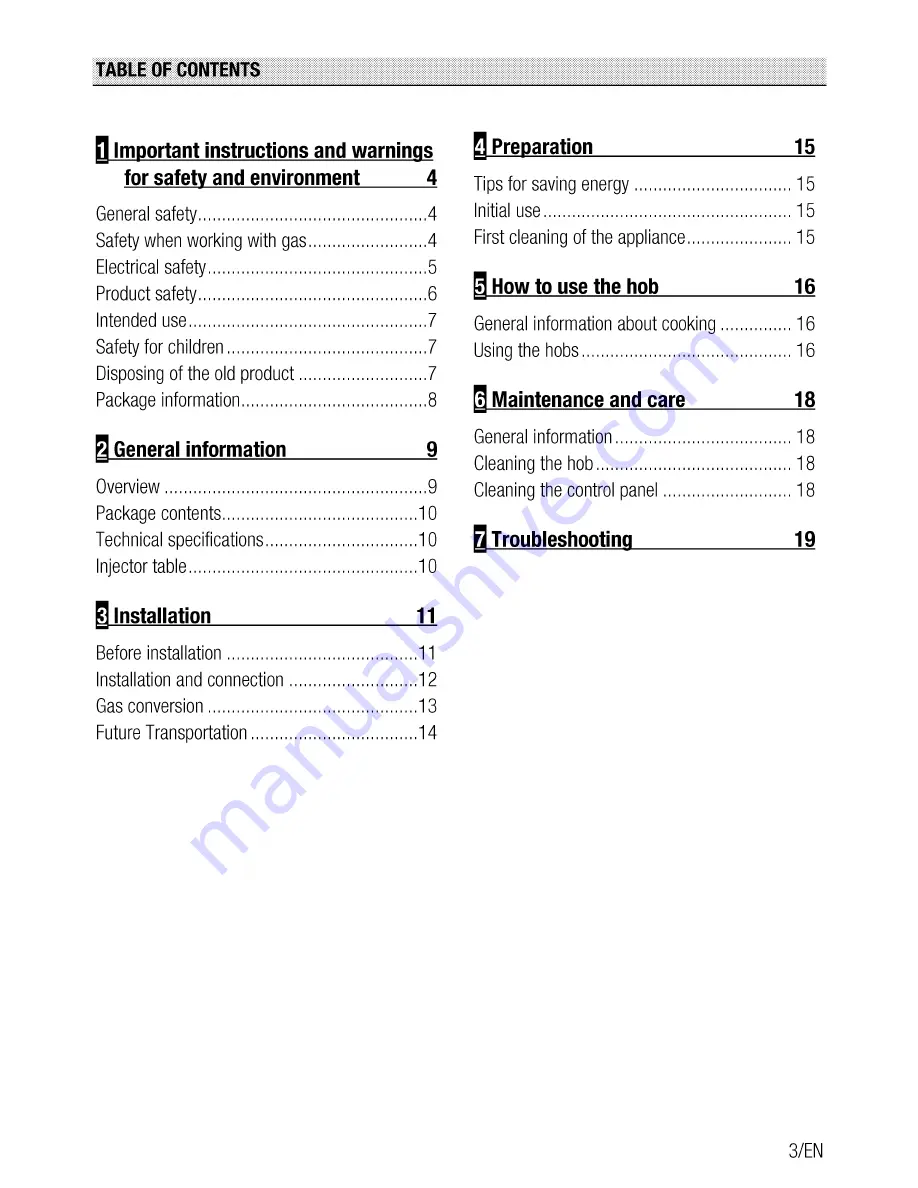 Beko himw 64223 s User Manual Download Page 3