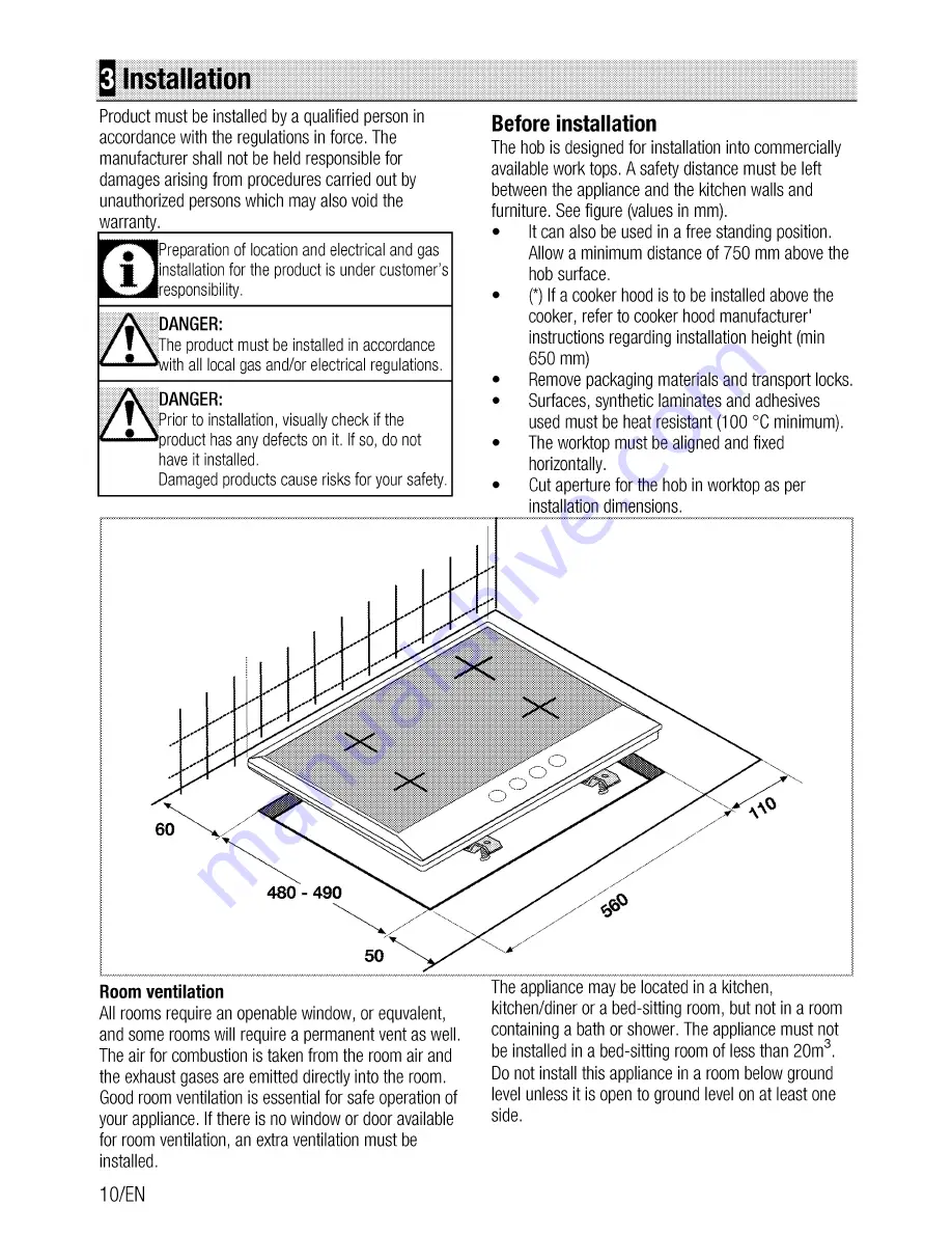 Beko HIMW64223S User Manual Download Page 10