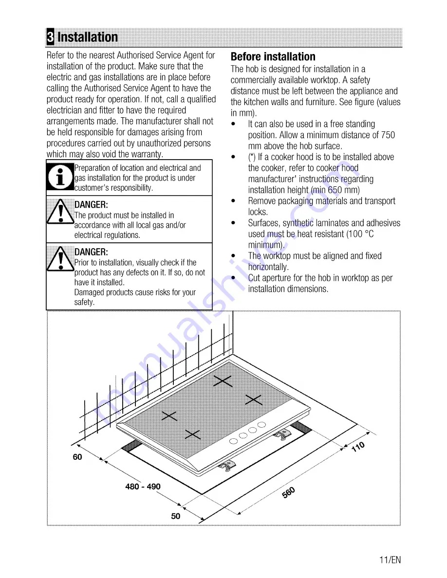 Beko HISG 64222 S User Manual Download Page 11