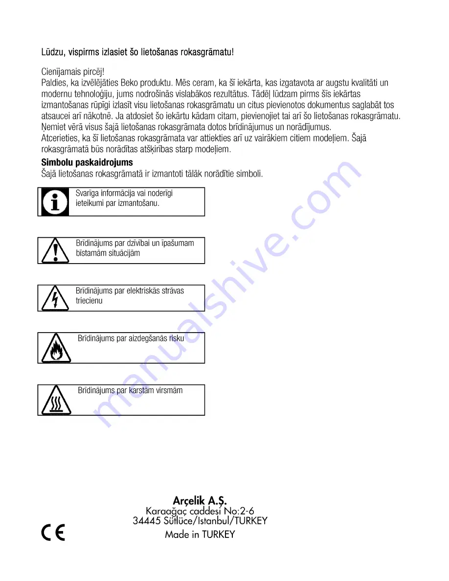 Beko HISG 64222 S User Manual Download Page 58