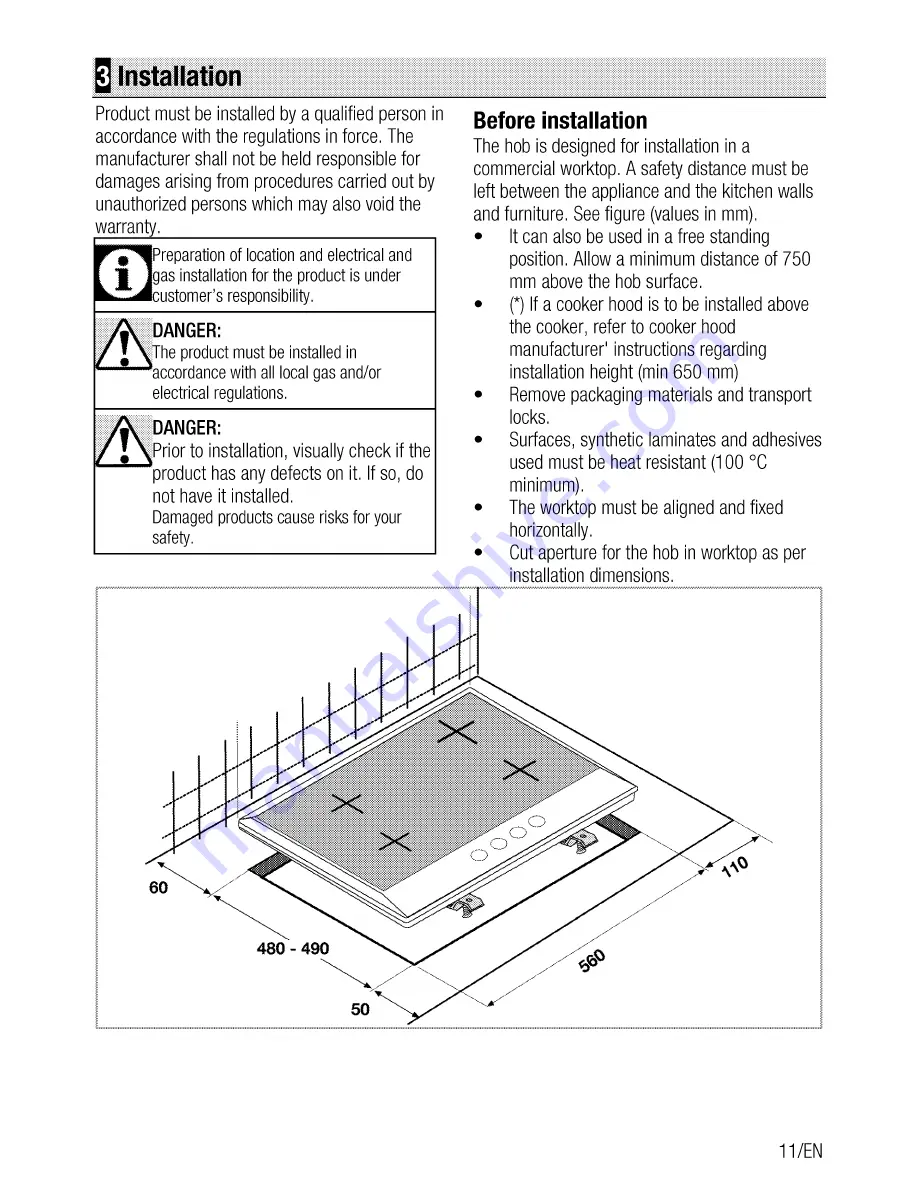 Beko HISM 64220 S User Manual Download Page 11