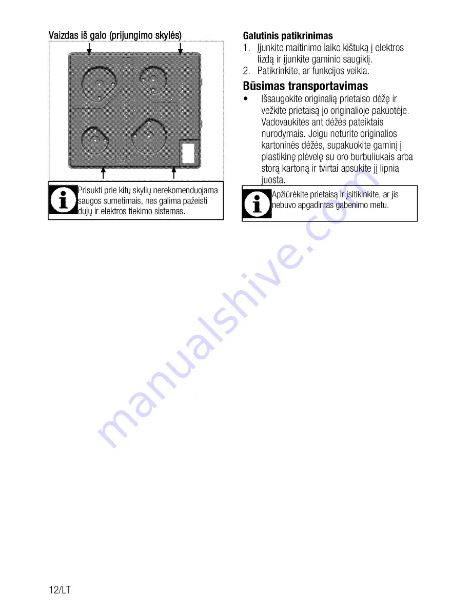 Beko HIZE 64101 User Manual Download Page 46