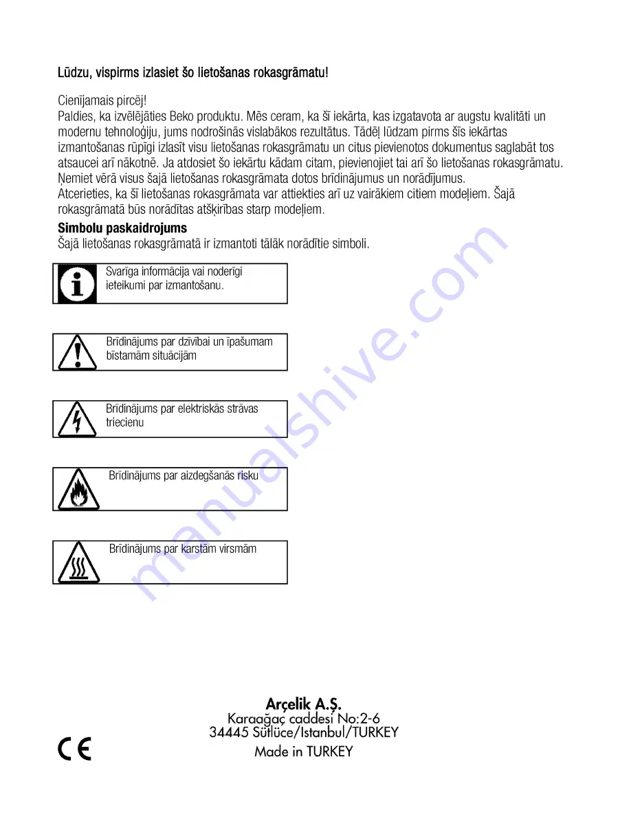 Beko HIZE 64101 User Manual Download Page 52