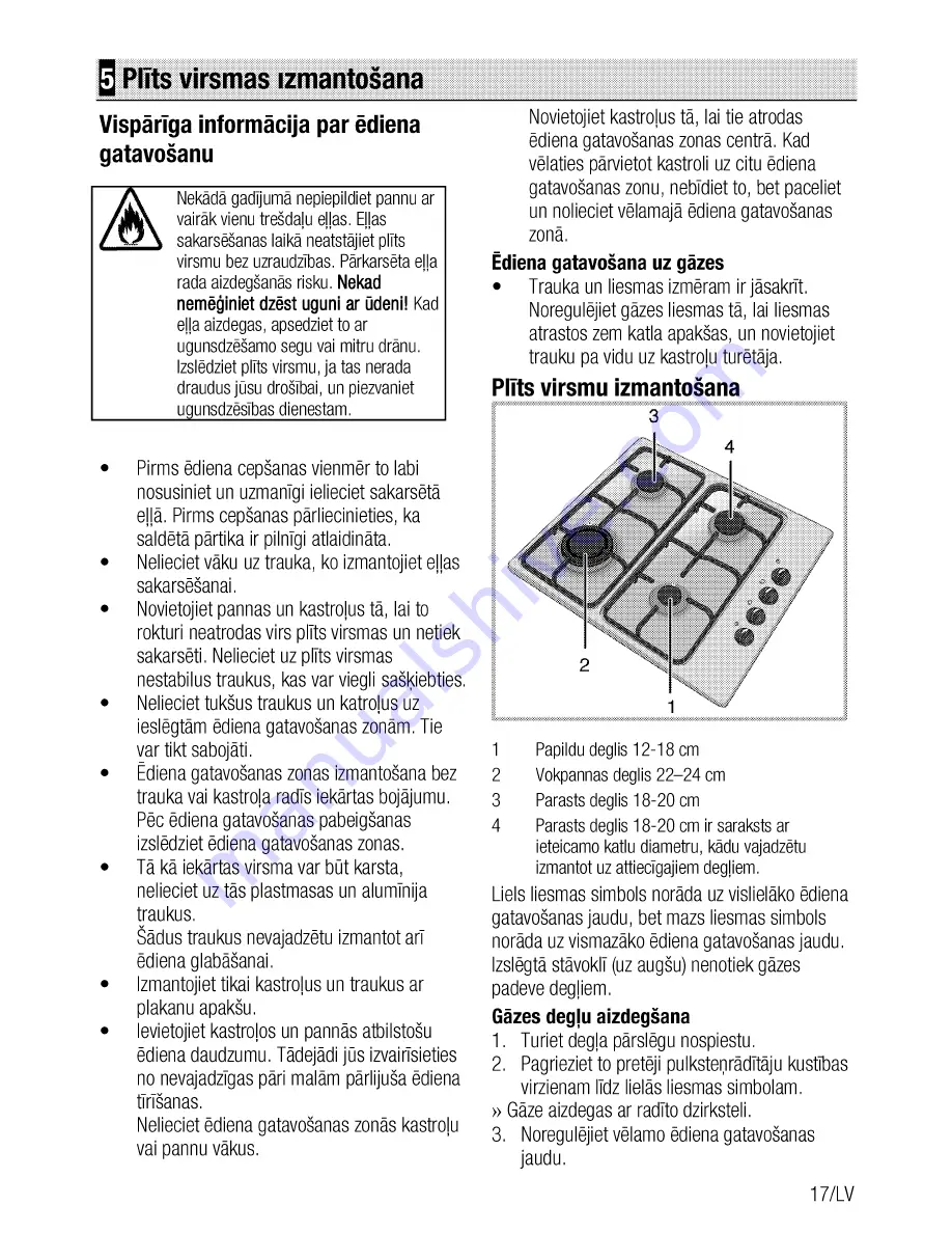 Beko HIZG 64125 SAR User Manual Download Page 55