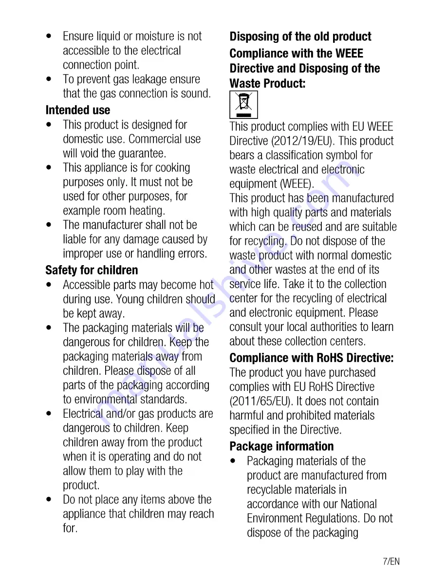 Beko HIZG64120 User Manual Download Page 29