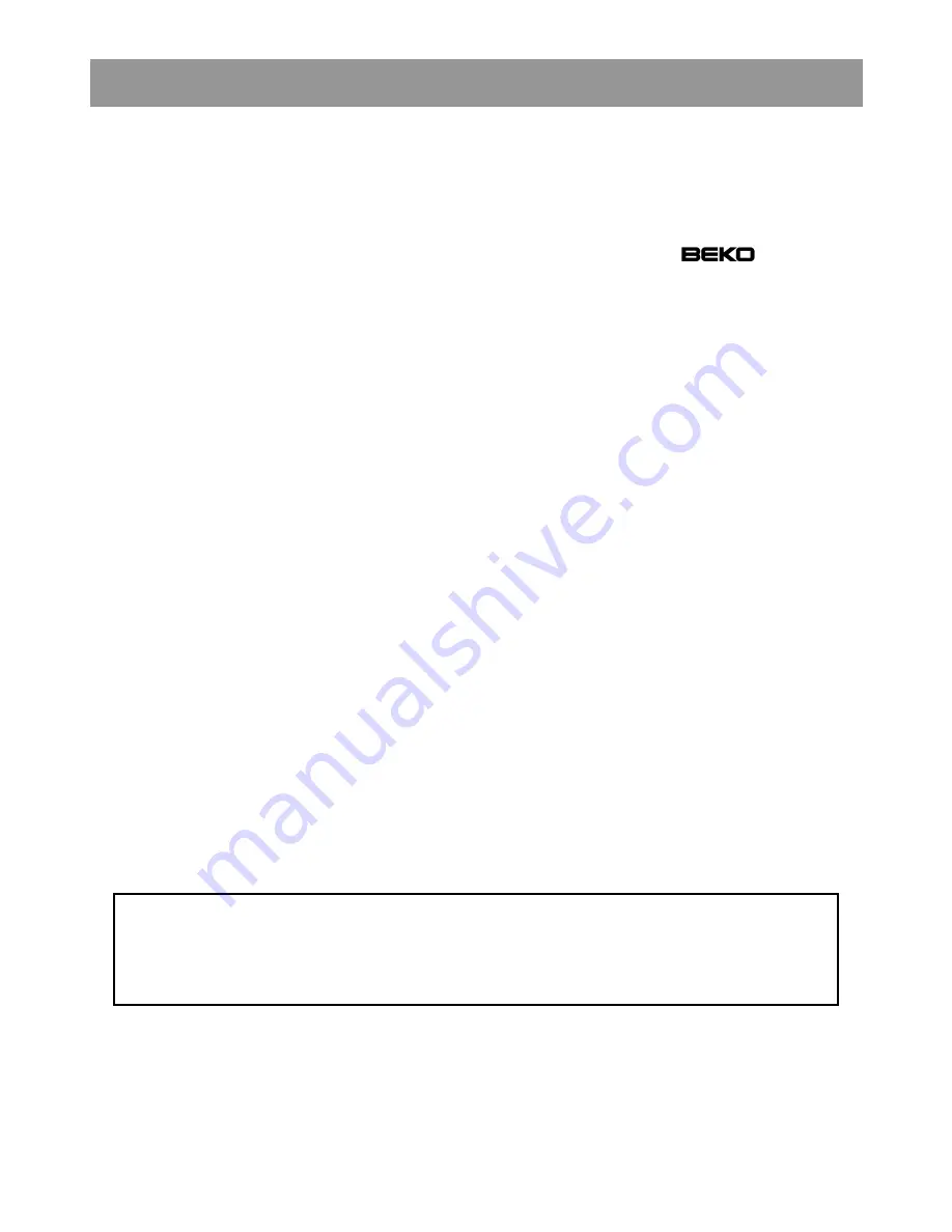 Beko HSA 20520 - Instructions For Use Manual Download Page 21