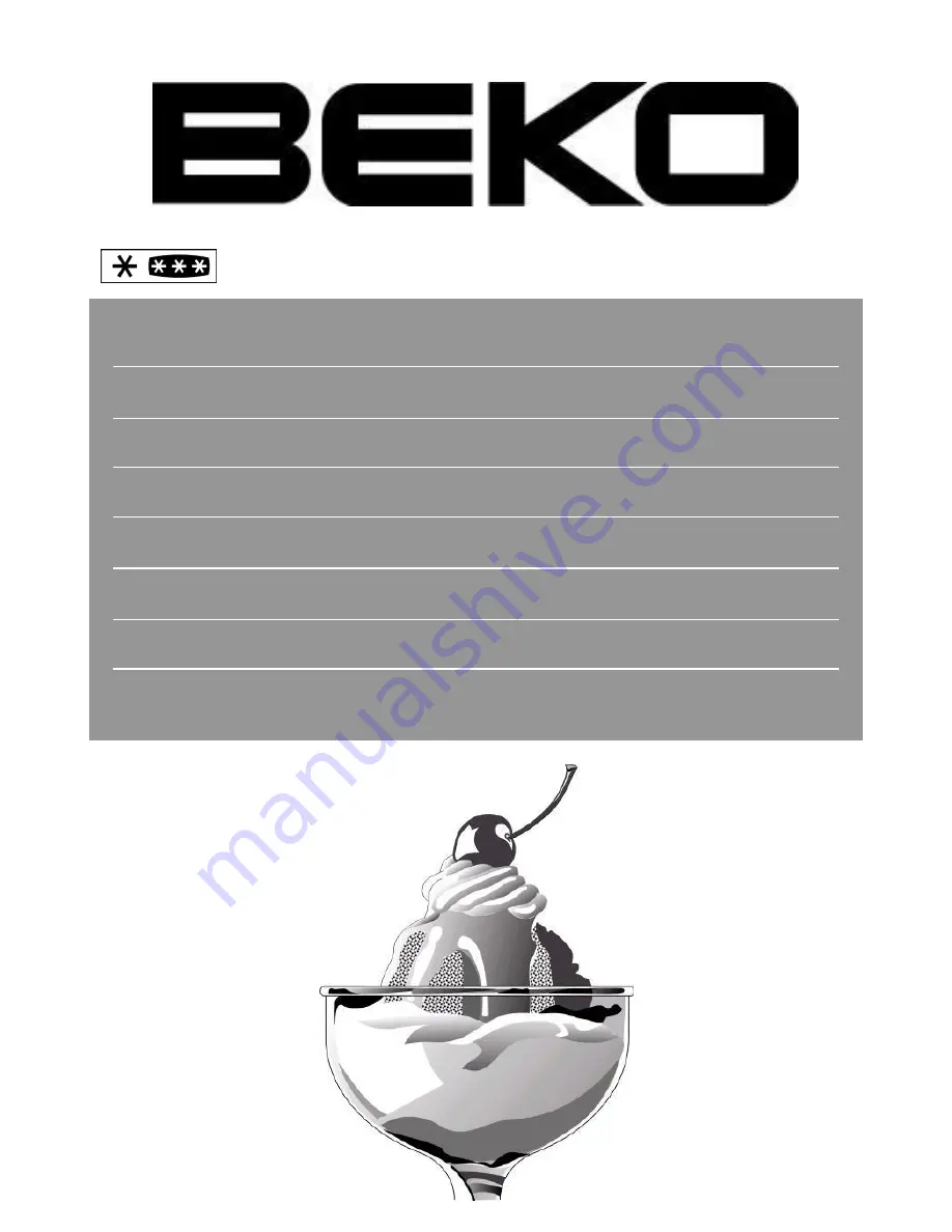 Beko HSA40500 Instructions For Use Manual Download Page 1