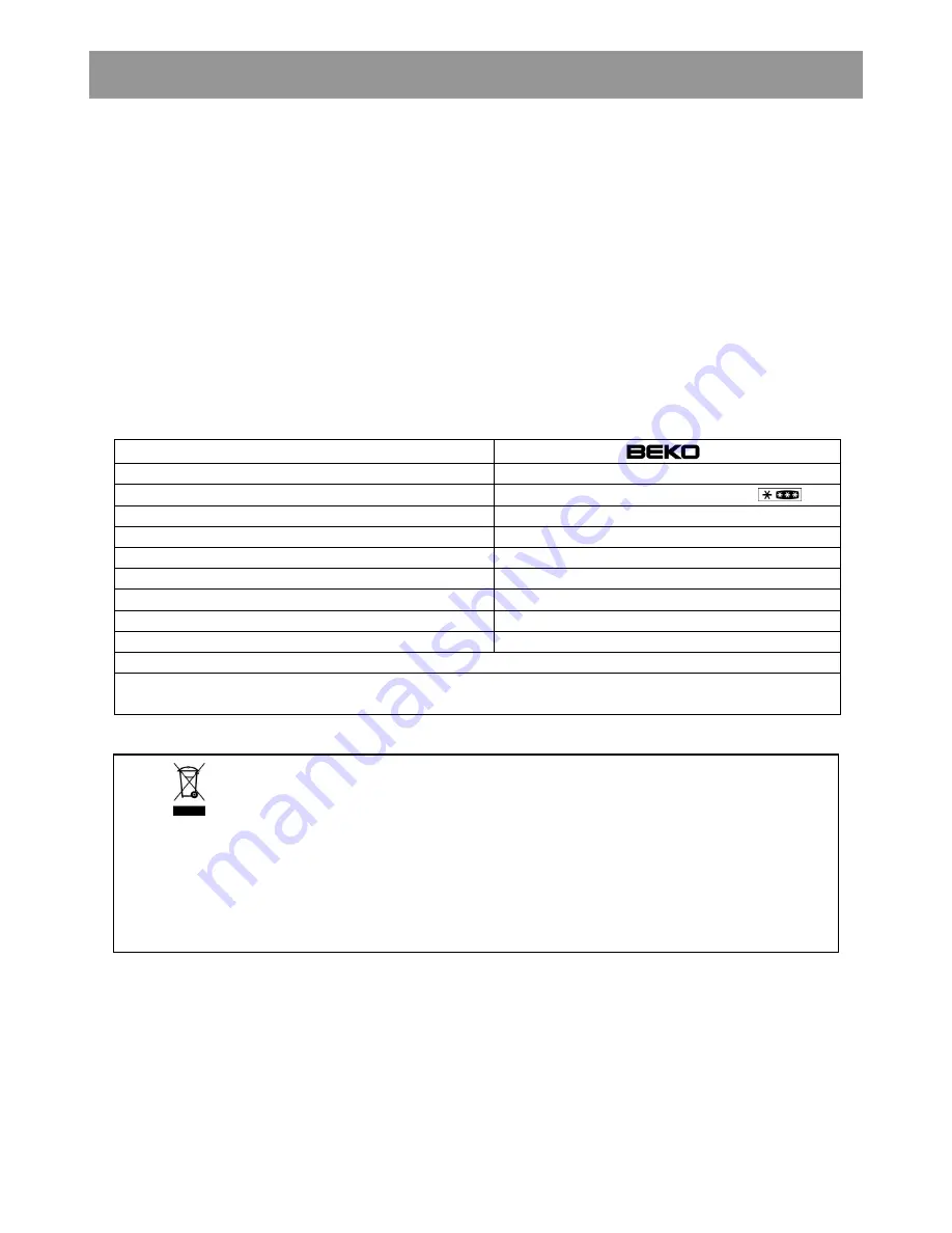 Beko HSA40500 Instructions For Use Manual Download Page 21