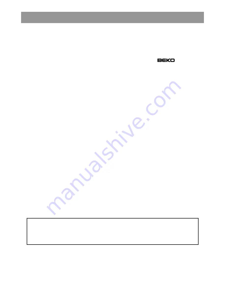 Beko HSA40500 Instructions For Use Manual Download Page 59