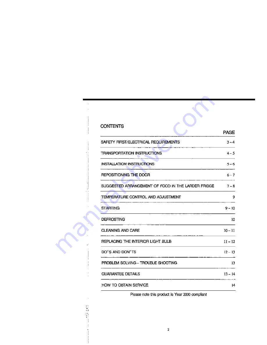 Beko LC 120 Operating Instructions Manual Download Page 4