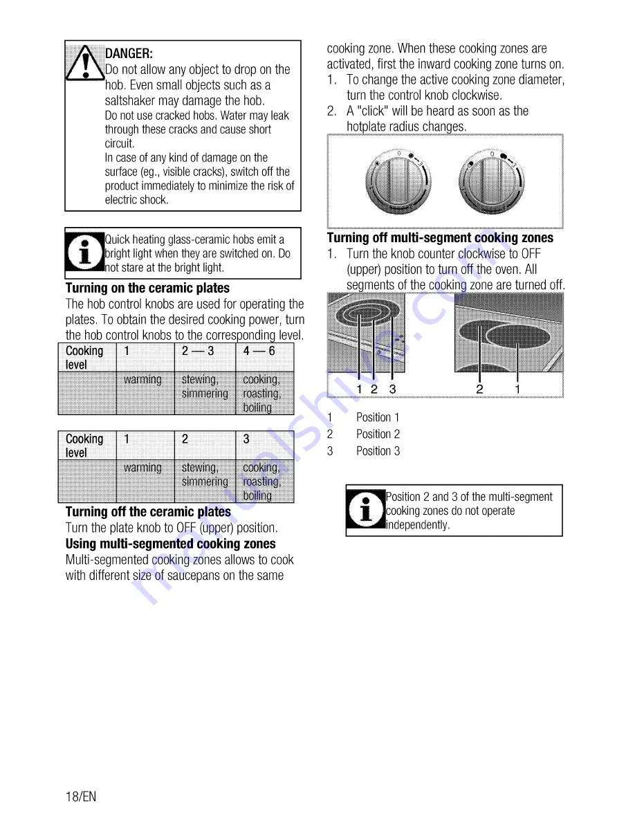 Beko MCSM 68302 GW User Manual Download Page 18