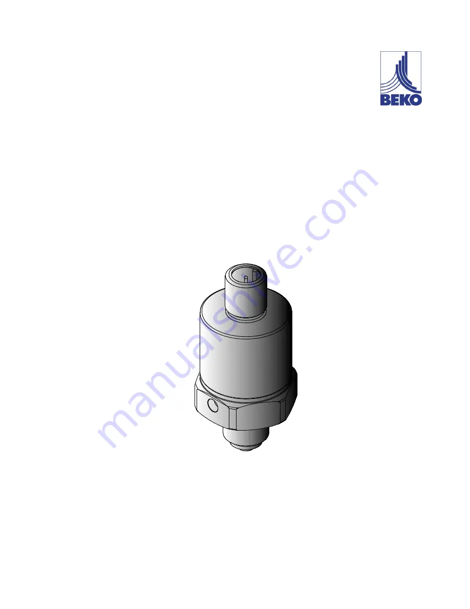 Beko METPOINT PRM SP11 Instructions For Installation And Operation Manual Download Page 1