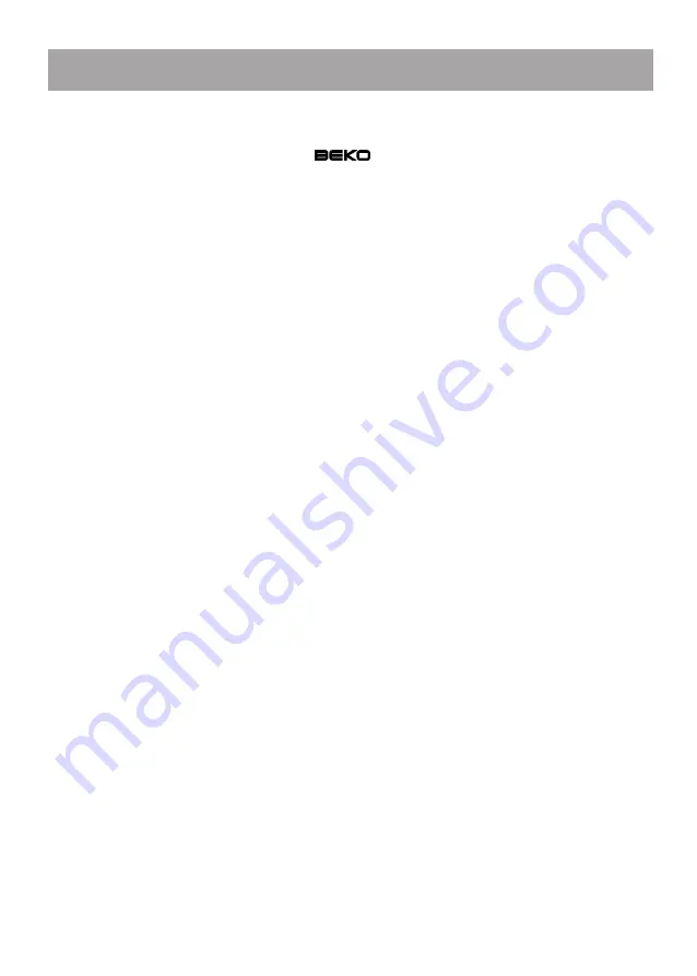 Beko NCU 9710 M Manual Download Page 13