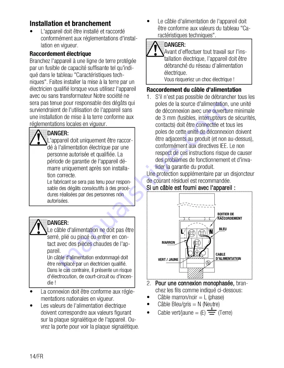 Beko OCE 22300 User Manual Download Page 40