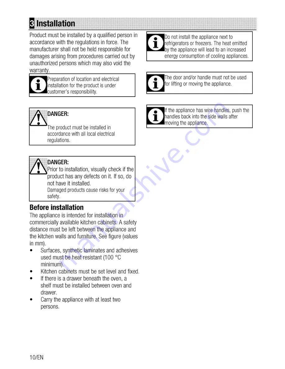 Beko OIc 21001 User Manual Download Page 10