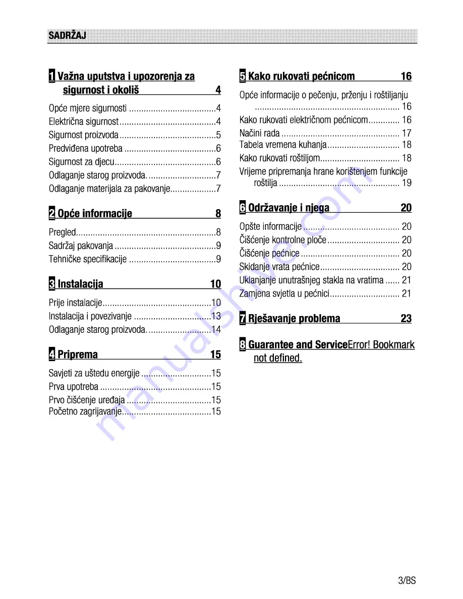 Beko OIE 22000 User Manual Download Page 71