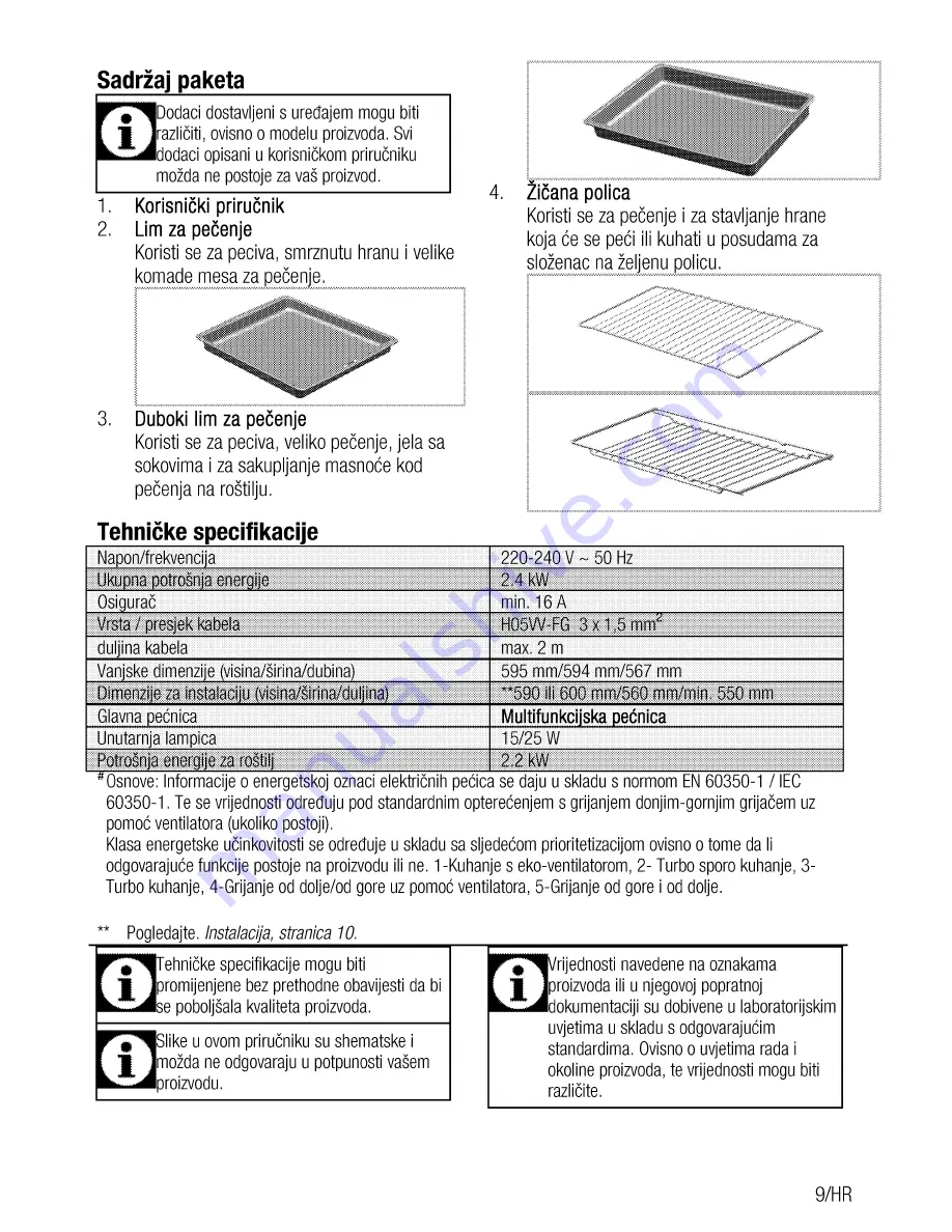 Beko OIE 24300 B Скачать руководство пользователя страница 63