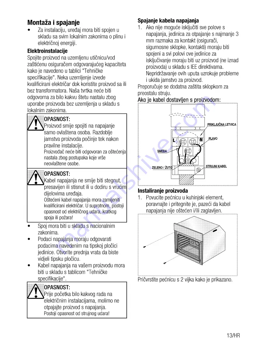 Beko OIE 24300 B Скачать руководство пользователя страница 67