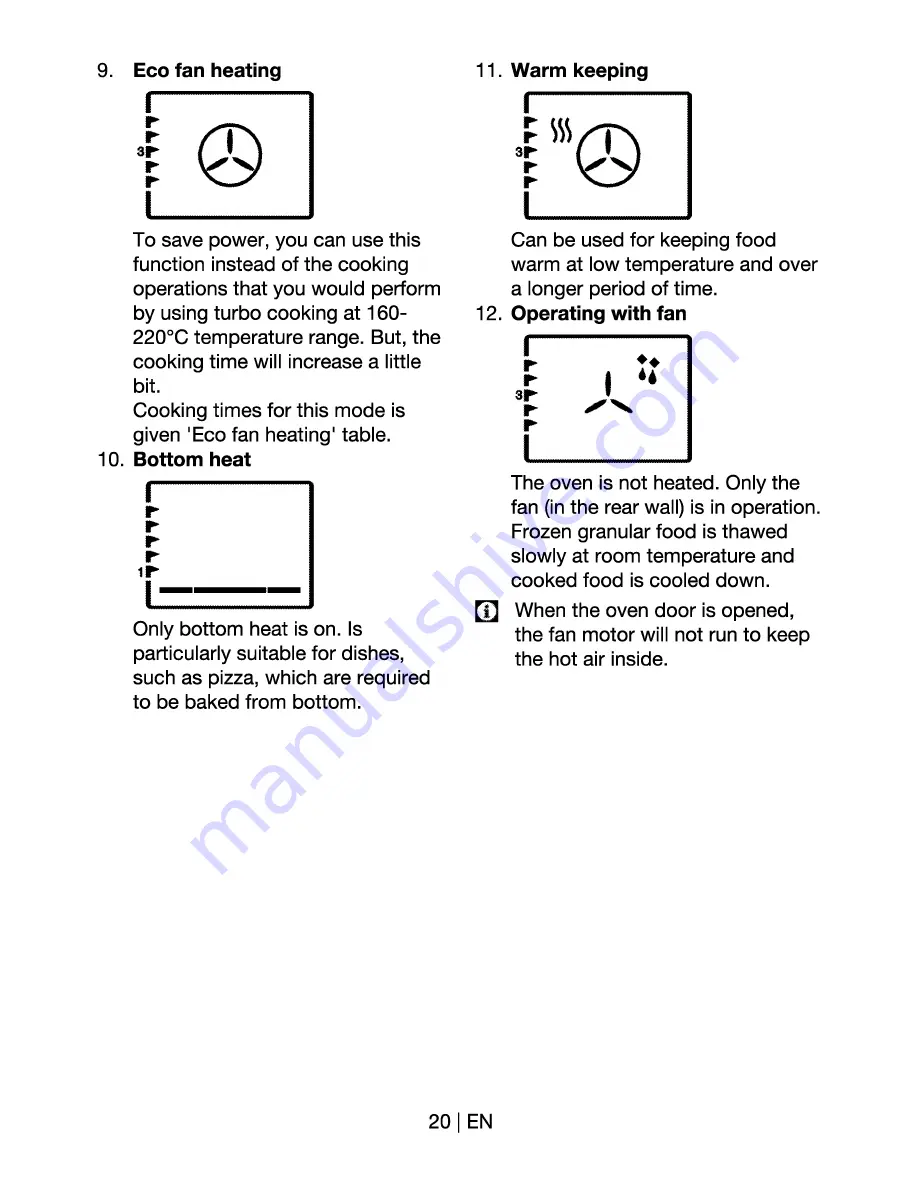 Beko OIM 22501 User Manual Download Page 20