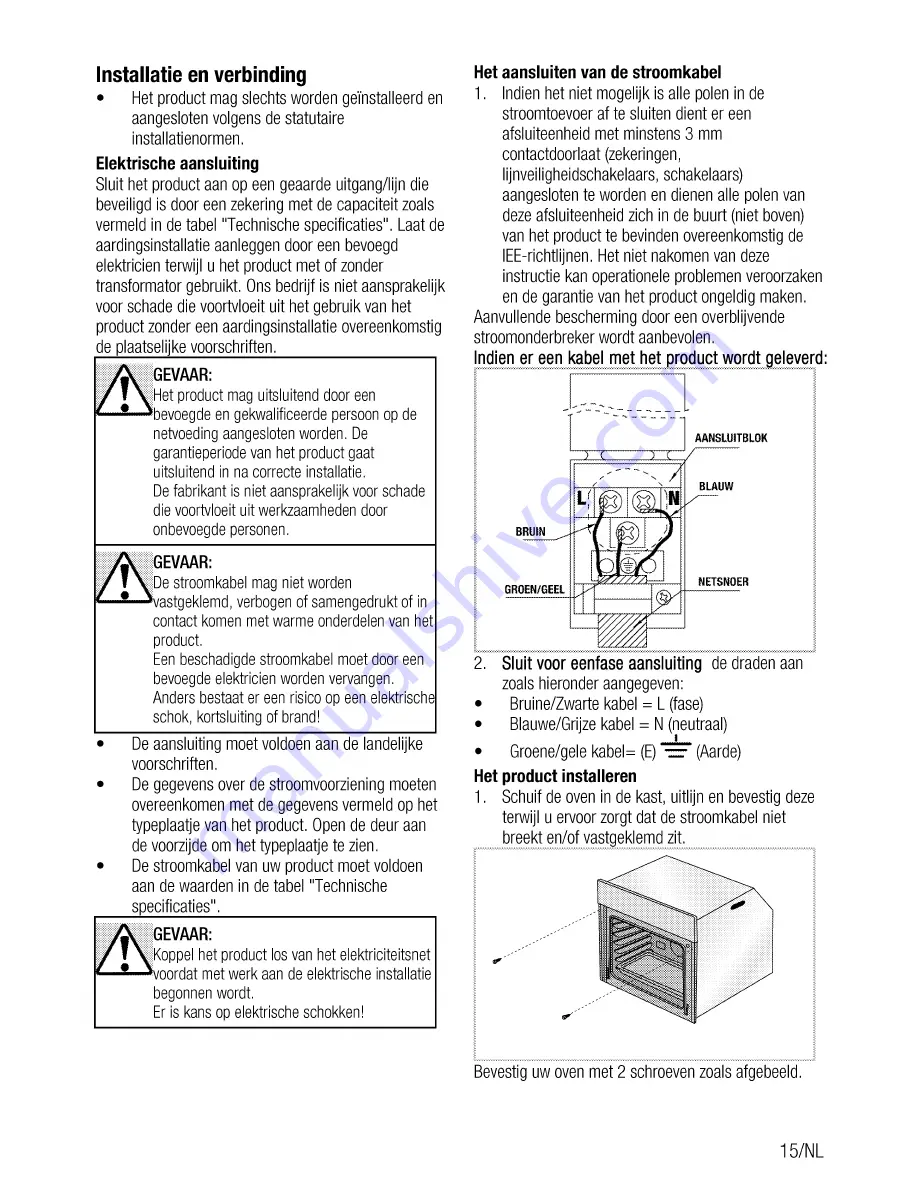 Beko OIM 25601 User Manual Download Page 45