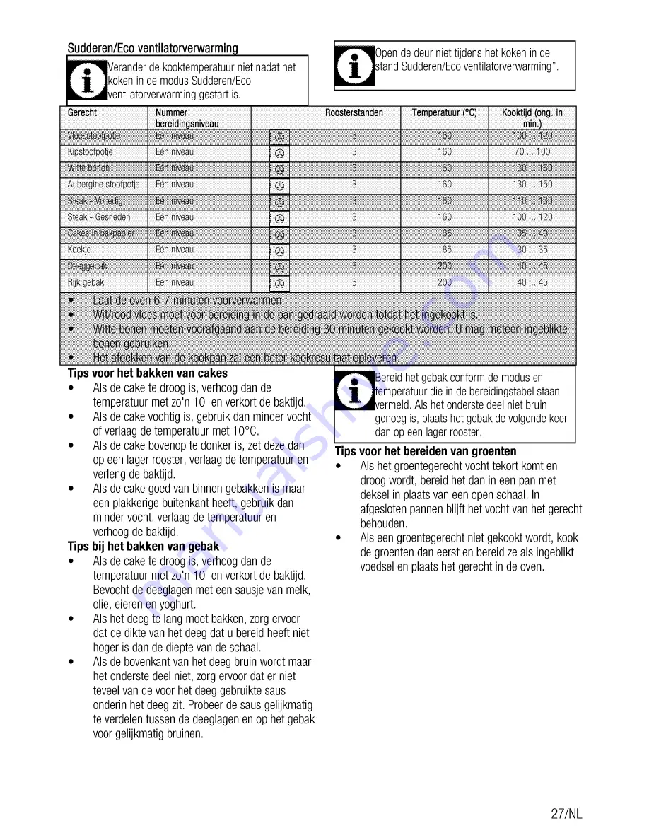 Beko OIM 25601 User Manual Download Page 57