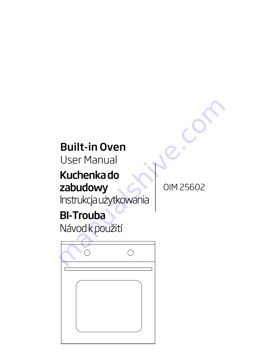 Beko OIM 25602 User Manual Download Page 1