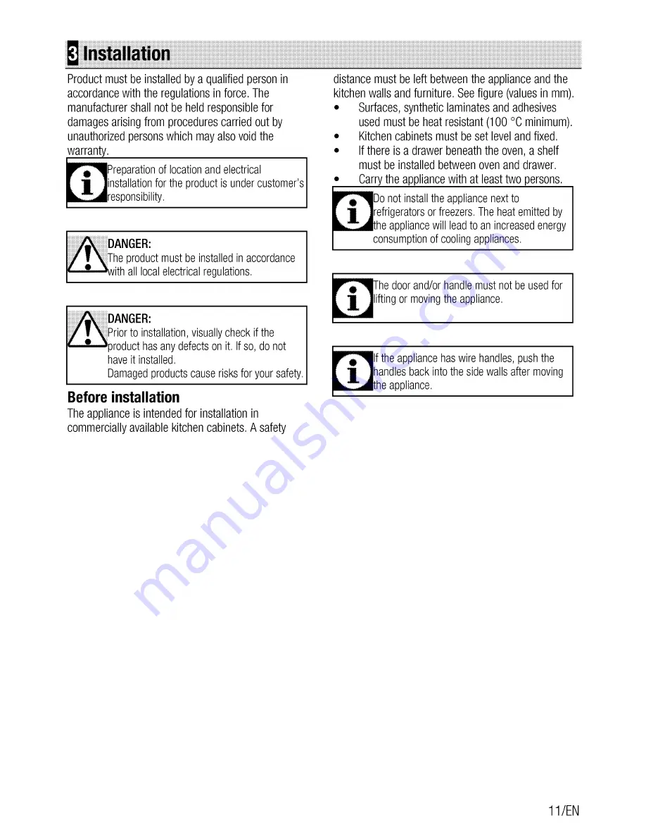 Beko OIM 25602 User Manual Download Page 11