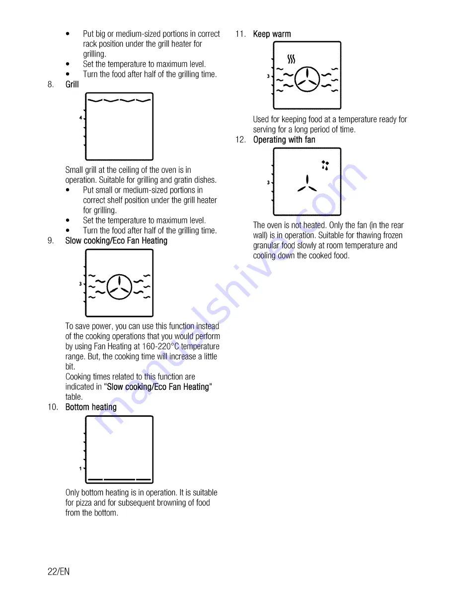 Beko OIM 25602 User Manual Download Page 22