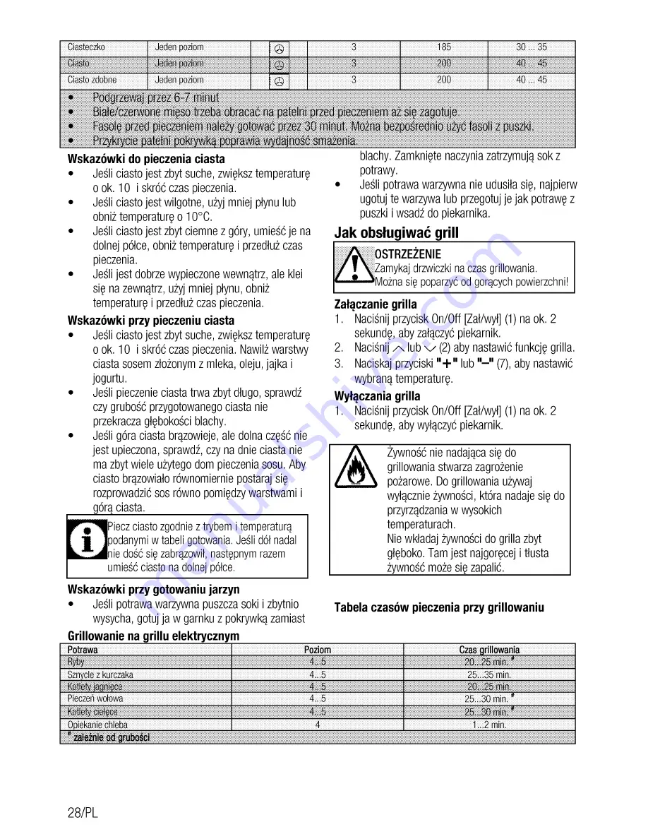 Beko OIM 25602 User Manual Download Page 60