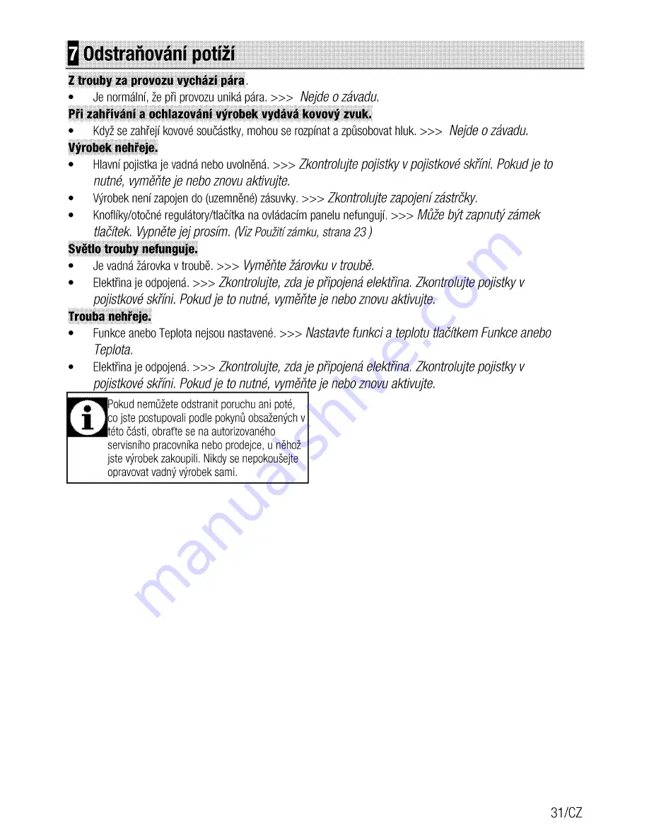 Beko OIM 25602 User Manual Download Page 95