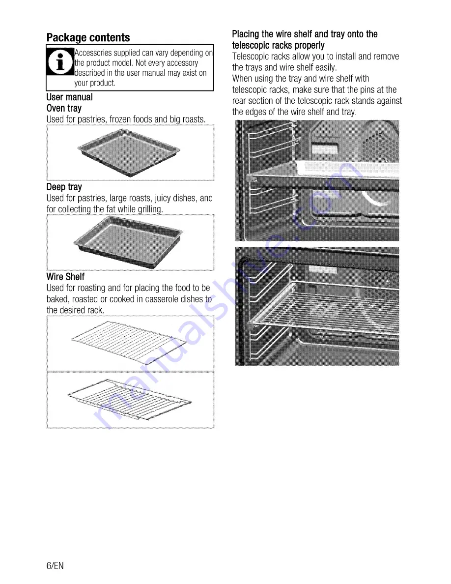 Beko OIM 25901 User Manual Download Page 6