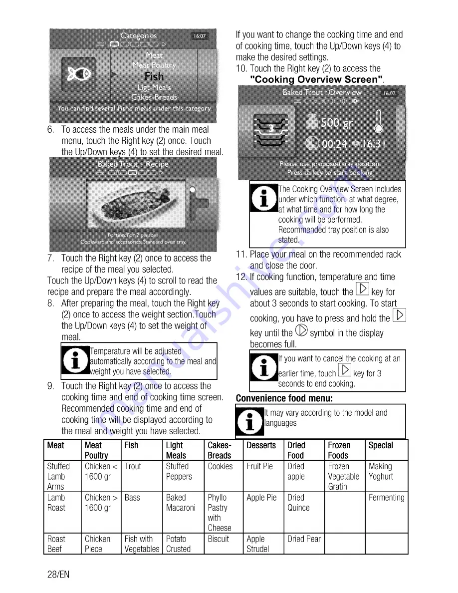 Beko OIM 25901 User Manual Download Page 28