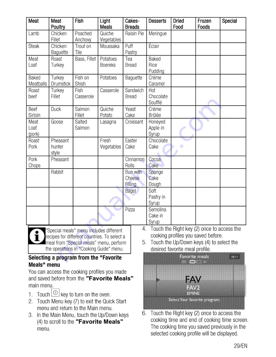 Beko OIM 25901 User Manual Download Page 29