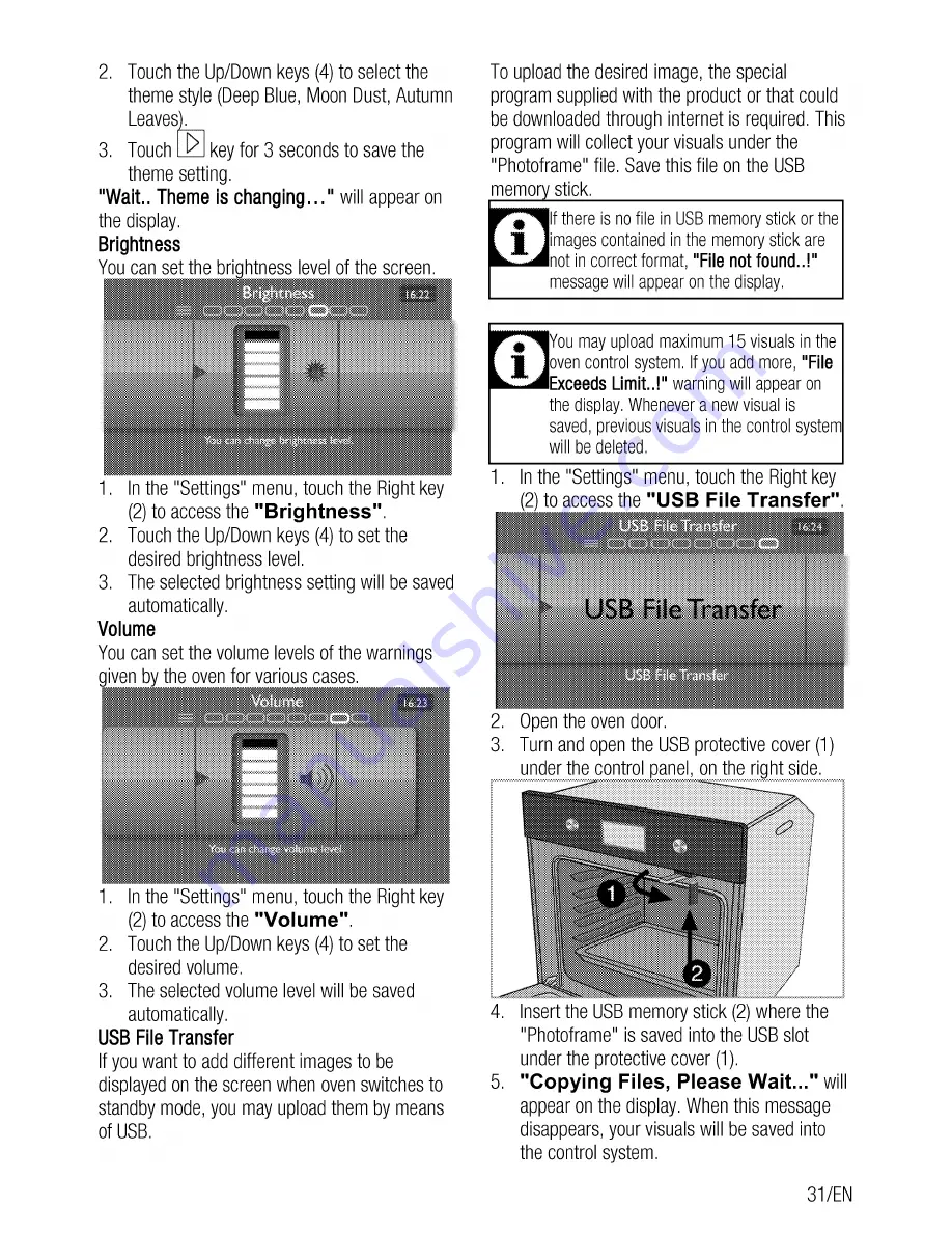 Beko OIM 25901 User Manual Download Page 31