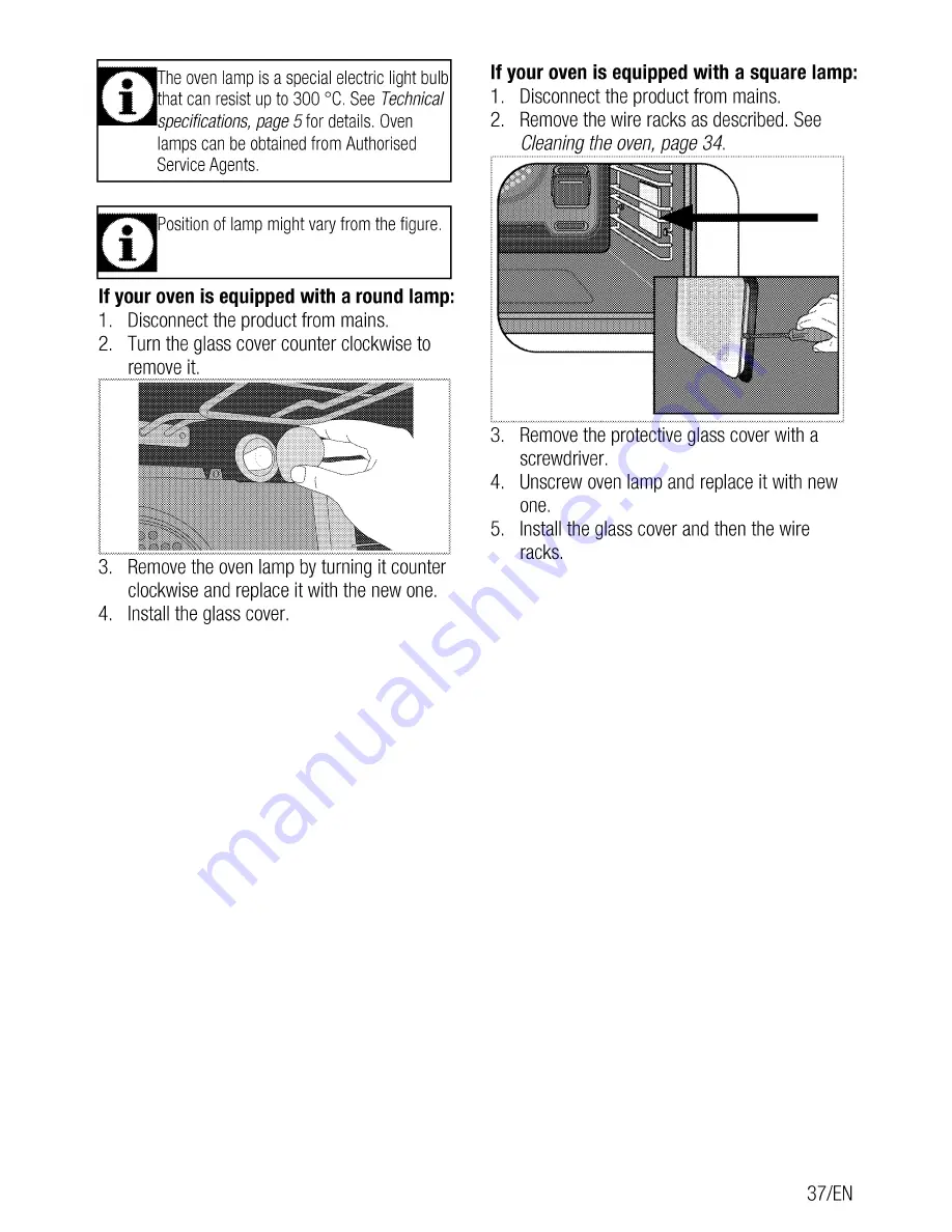 Beko OIM 25901 User Manual Download Page 37