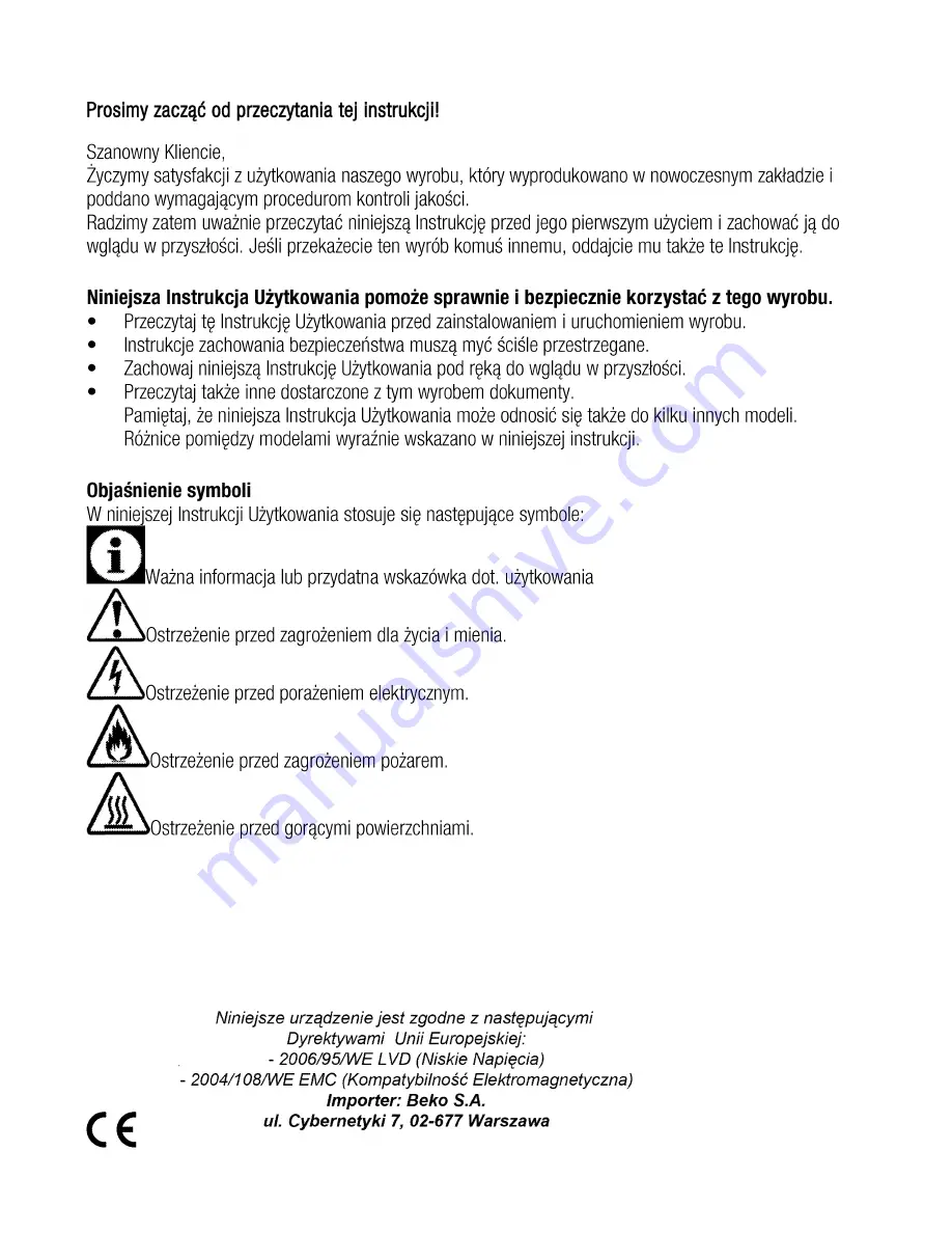 Beko OIM 25901 User Manual Download Page 40