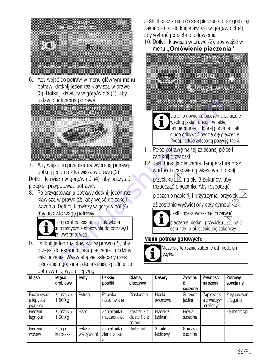 Beko OIM 25901 User Manual Download Page 67