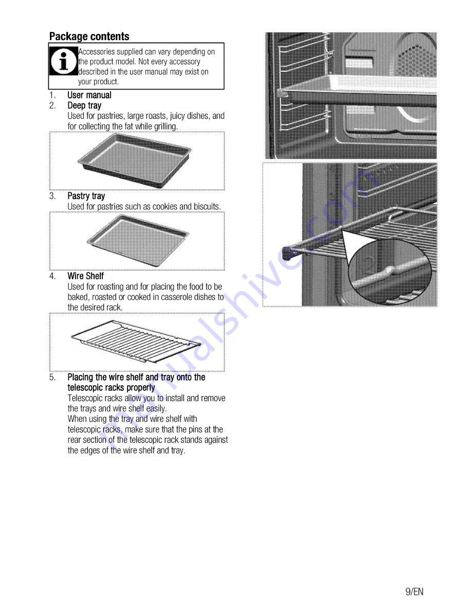 Beko OIM 39701 Скачать руководство пользователя страница 9