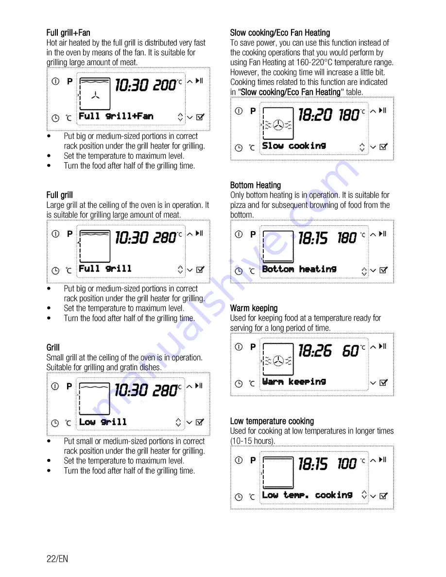 Beko OIM 39701 User Manual Download Page 22